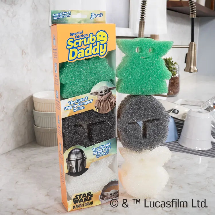 Scrub Daddy Mandalorian 3 Count Sponge Set
