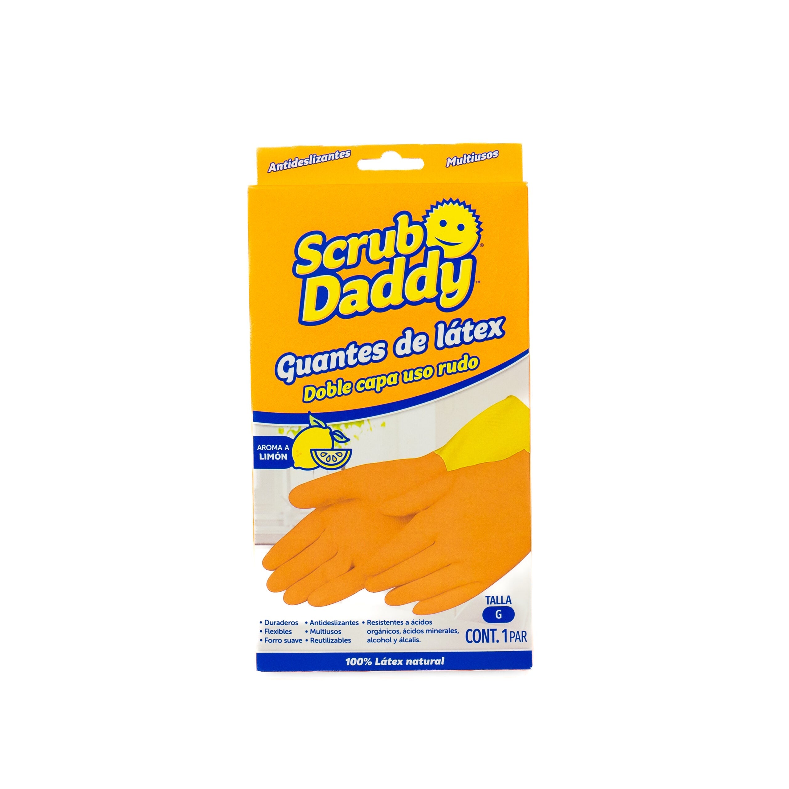 Scrub Daddy Lemon Scented Latex Gloves