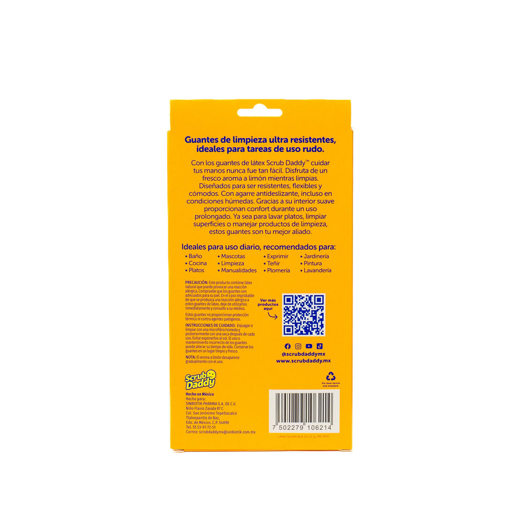 Scrub Daddy Lemon Scented Latex Gloves